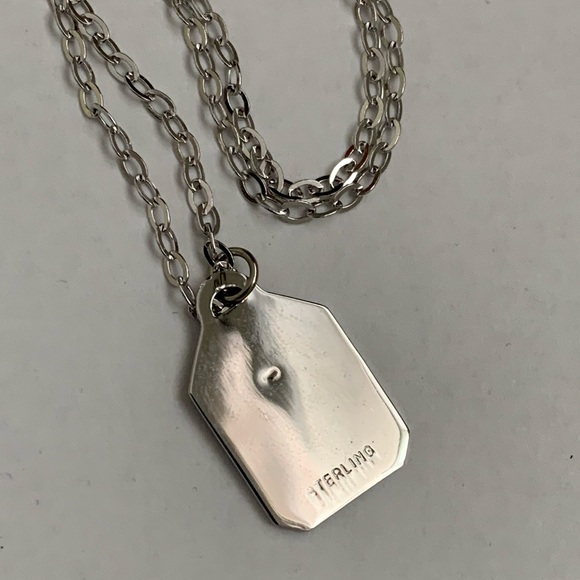 Scorpio zodiac pendant with 18” chain Sterling silver NEW Vintage - Picture 4 of 9